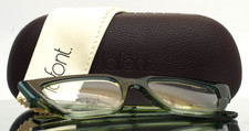 JEAN LAFONT Jacqueline 1083 Black Green Womens Cat Eye Eyeglasses 49-16-138 B:41