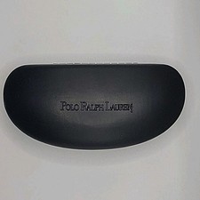 Polo Ralph Lauren Black Hard Clam Shell Case For Sunglasses Eyeglasses Glasses
