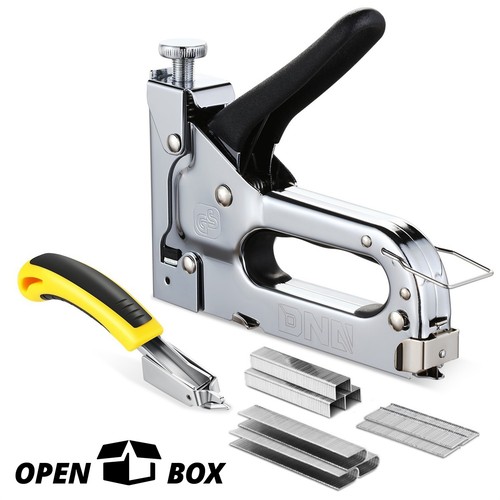 [OPEN-BOX]T50 T18 Brad/Pin 3-In-1 Heavy Duty 4000 Staples Gun Stapler Nail Gun