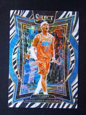 2024-25 Panini Select Shai Gilgeous-Alexander #36 Concourse Zebra Prizm SSP