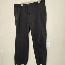 Dockers pants for Men Size 38x30 Black Flat Front Relaxed Fit