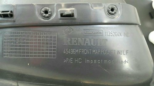 Door Card Left Frontrenault Clio 5 Door Dynamique S Medianav Energy Tc 2013-2020 - Picture 3 of 7
