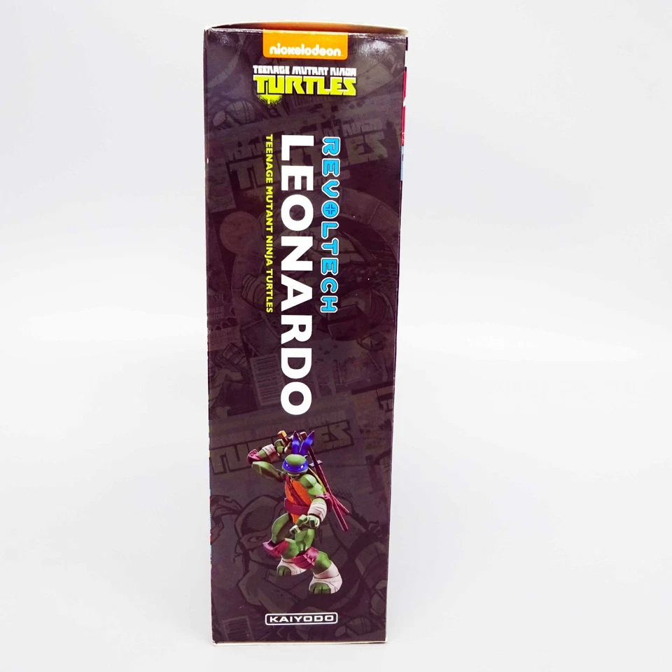 Kaiyodo Revoltech Teenage Mutant Ninja Turtles Leonardo Action Figure Japan NEW - Image 3 of 4