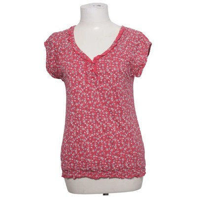 Multiblu, Top, Größe: S, Rot/Mehrfarbig, Blumen, Damen #O0g