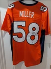 Von Miller Signed Denver Broncos #58 Orange NFL Jersey Global Auth COA