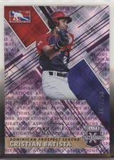 2019 Panini Elite Extra Edition Aspirations Purple 107/250 Cristian Batista 1md