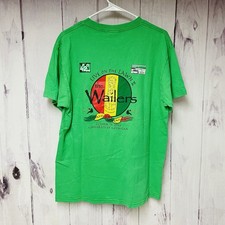 Vintage 2002 The Wailers Concert Shirt Large Michigan Bob Marley Live Lawn Rare 