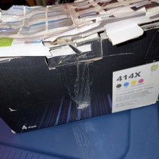 Brand New 4 14X Toner Cartridges 4 Pack  HP Compatible Replacement Damaged Box
