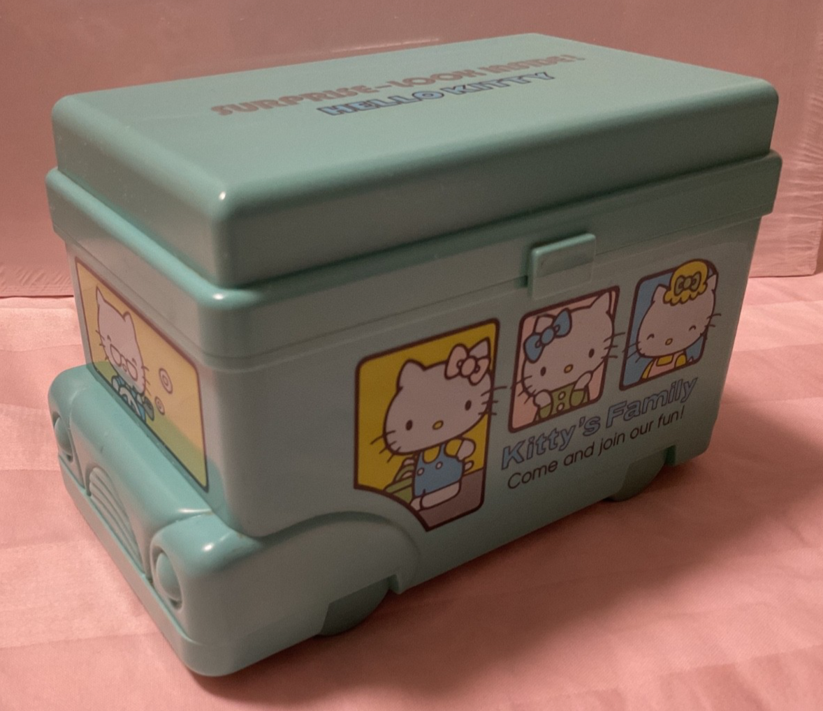 廃盤・美品　SOMABITO CONTAINER WALL POCKET Sanrio Vintage 1976 Hello Kitty plastic container storage box | eBay