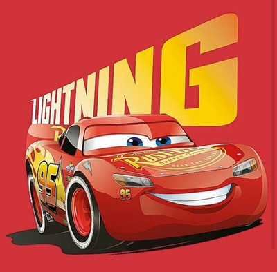 Disney Lightning McQueen 95 Race Cars Paper Poster 210 GSM (No Frame)