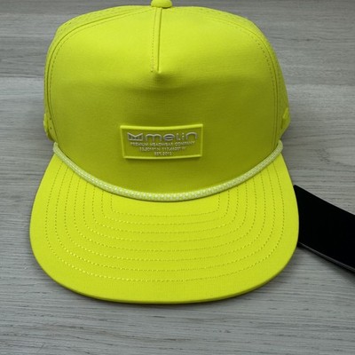 Melin Hydro Coronado Links Snapback Hat Size Small Neon Yellow | eBay