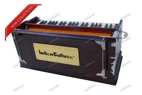 Harmonium 9 Stopper Chudidaar Balg 42 Tasten zwei Schilf Harmonium mit Tasche - Bild 9 von 10
