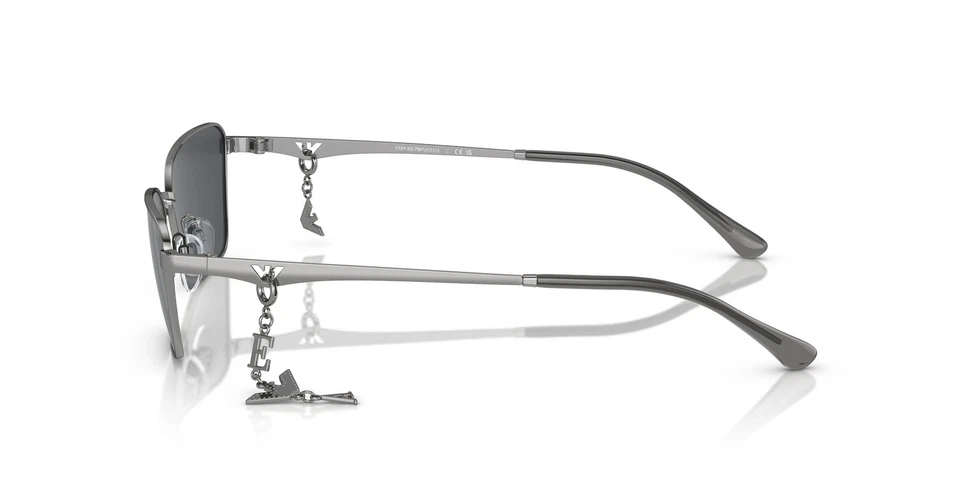 Gafas de sol Emporio Armani 0EA2141 301087 brillante con almohada de metal armado Foto 2 de 4