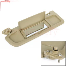 Left FITS 2006-2008 Honda Civic Sedan 1.8L Driver Side Car Sun Visor Ivory Tan