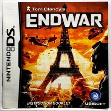 (Manual Only) End War - Nintendo DS Pristine Authentic Instruction Booklet Game