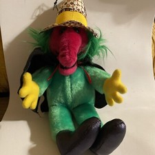 Vintage Russ White Witch Stuffed 12 Inch ORANGE TAG 2713