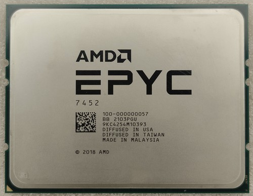 Procesor procesora AMD EPYC 7452 32 rdzenie 64 wątki 2,35 GHz do 3,35 GHz UnLocked - Zdjęcie 3 z 4
