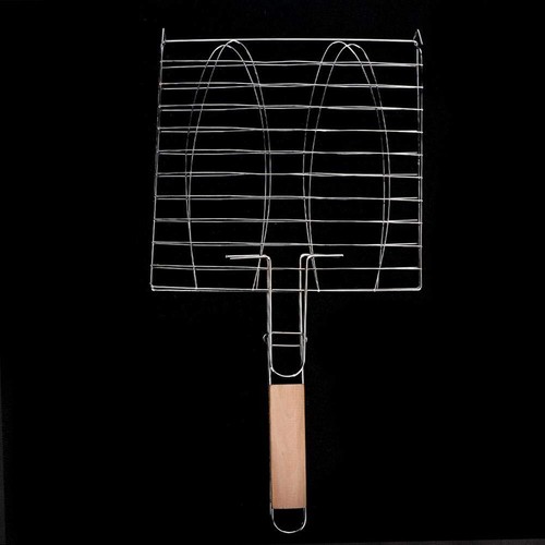 Stainless Steel BBQ Grilling Basket Non-Stick Portable Barbecue Net Heavy Dut... - Picture 7 of 9