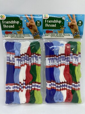 2 Packs Horizon Group Go Create! Friendship Thread ~ Total of 28 Skeins