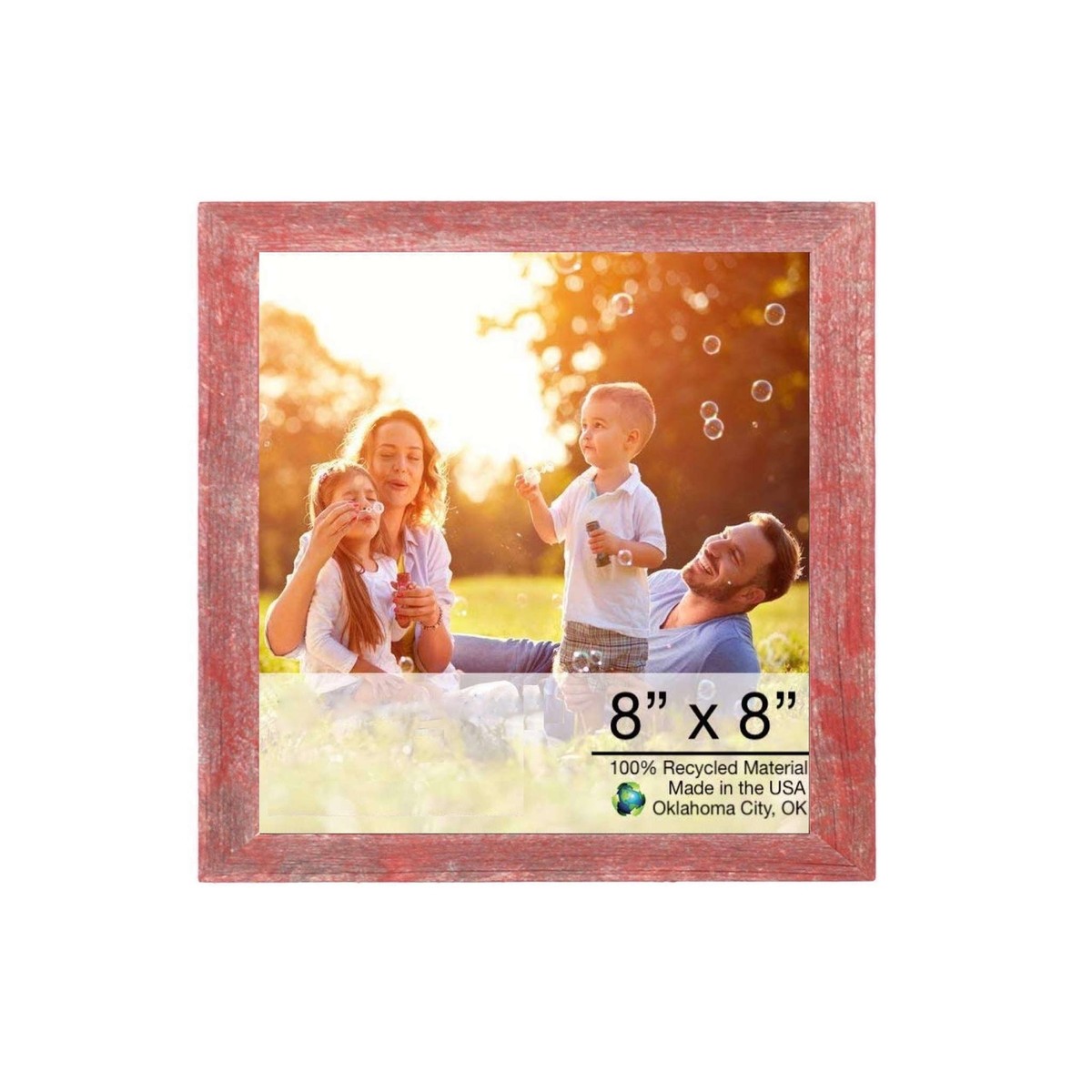 8” X 8” Rustic Farmhouse Espresso Wood Frame 8” X 8” Rustic Farmhouse Espresso Wood Frame
