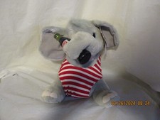 Vintage 1993 Coca Cola Plush Stuffed Elephant In Swimsuit Holding Coke NWT