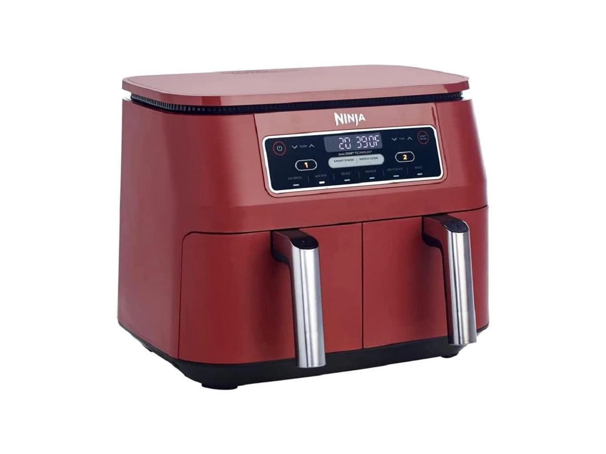 Ninja Foodi 6-in-1 8 qt. 2-Basket Air Fryer 8-Quart Dual Zone Feature Gray Air  Fryer in the Air Fryers department at