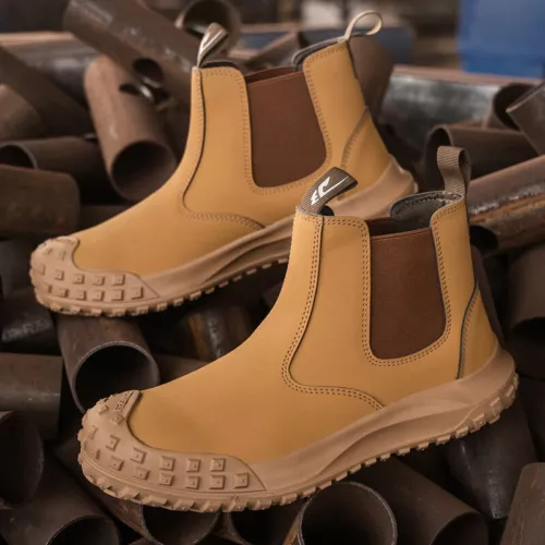 Safety Work Steel Toe BootsMen Cow Suede Welding Shoes Slip-on Lightweight - Picture 19 of 36