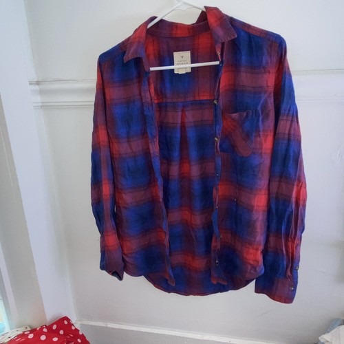American Eagle Red And Blue Flannel | eBay