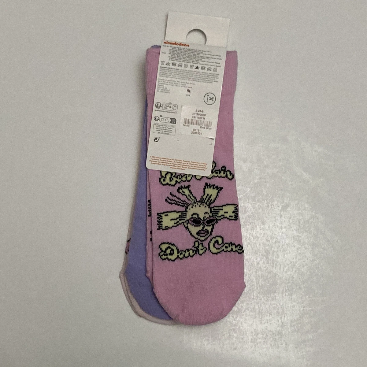 Juego de calcetines Primark Rugrats US6-10 Charlie Angelica Pickles Cynthia Nickelodeon