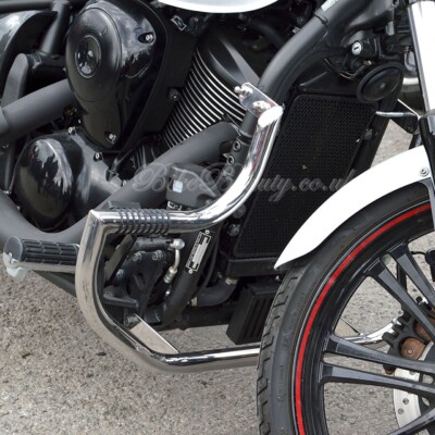 Kawasaki VN900 Vulcan Custom Sturzbügel Motorschutz mit Fußrasten