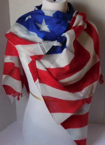 Nike Scarf USA Victory Scarf Adult Wool Red/White/Blue - Image 4 of 4