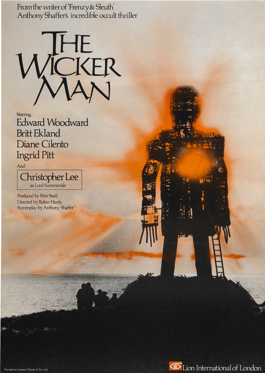 Home Wall Art Print - Vintage Movie Film Poster - THE WICKER