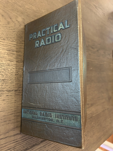 Vintage Narodowy Instytut Radia Kurs praktycznego segregatora radiowego, 36RH - 64RH - Zdjęcie 2 z 14