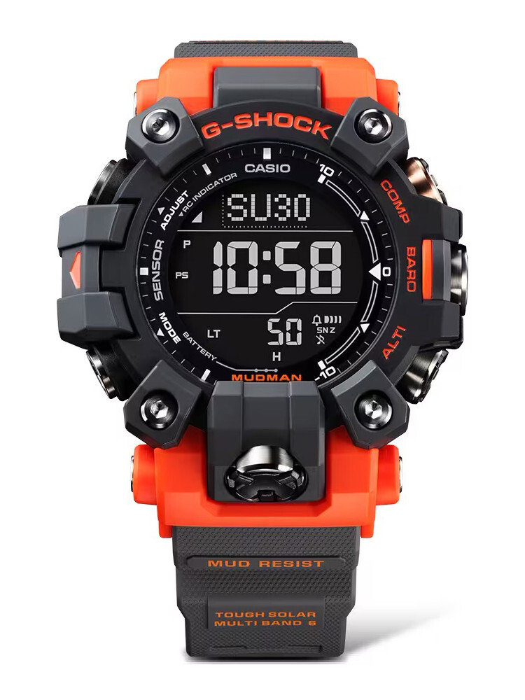 NEW Casio G-Shock MUDMAN Compass Altimeter Barometer Solar Mens