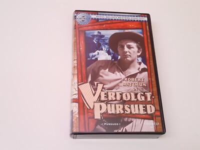 Verfolgt - Pursued aka. Späte Rache 1947 VHS German PAL Video Robert Mitchum