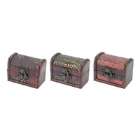 Hmf Schatztruhe 3Er Set Schatzkiste Holzkiste Ringbox Geschenkidee