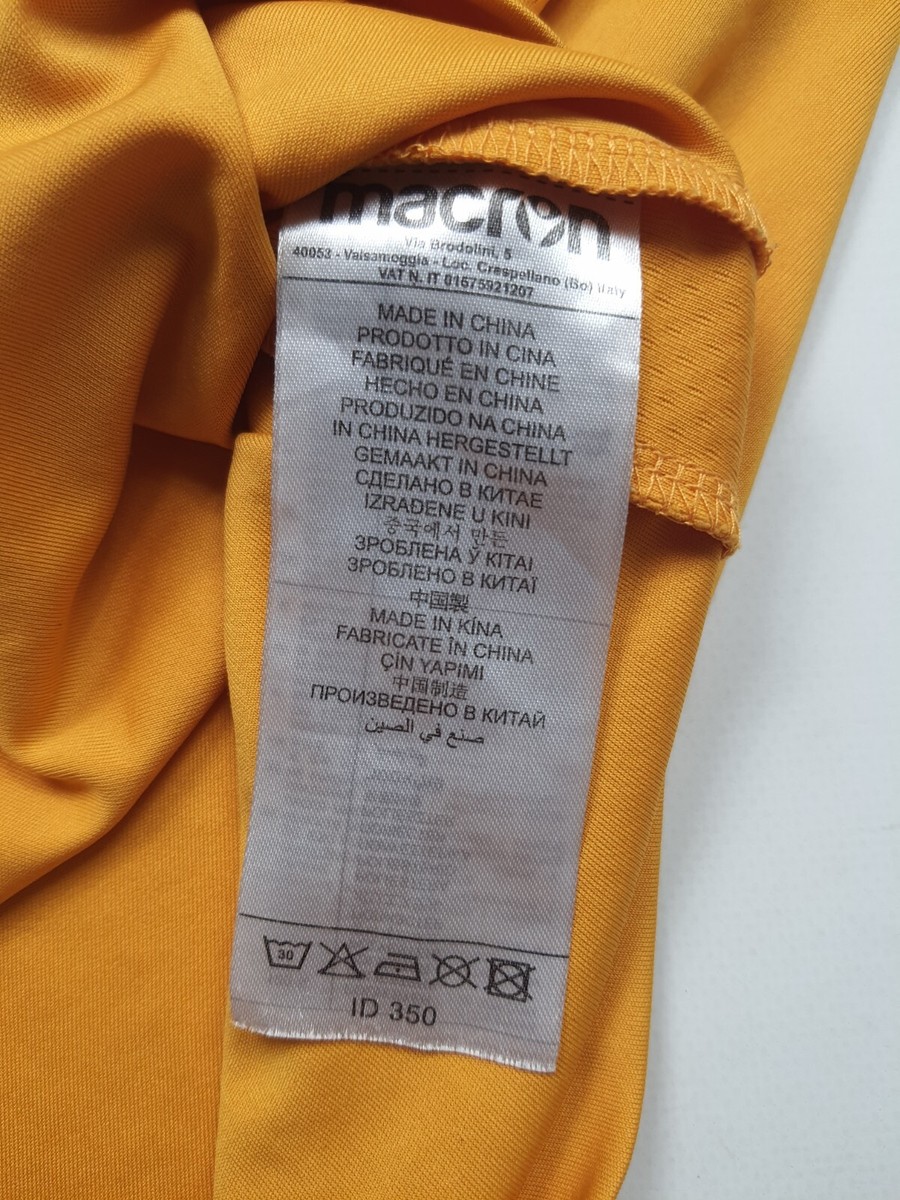 Maillot Extérieur Motherwell FC Écosse 2017/2018 Macron Taille XL Très Bon état