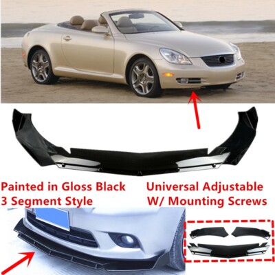 Add-on Universal For 2006-10 Lexus SC 430 Front Bumper Lip
