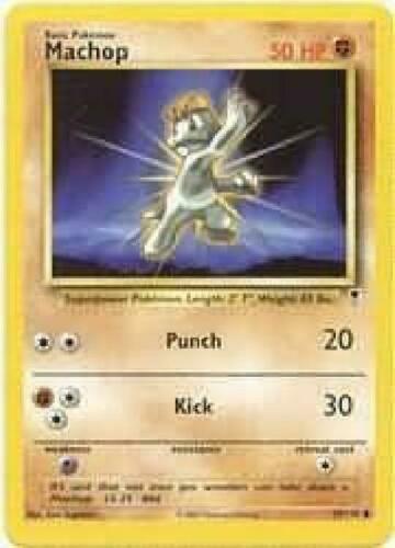Machop 79/110 Legendary Collection Common Light Play LP Pokemon DNA GAMES