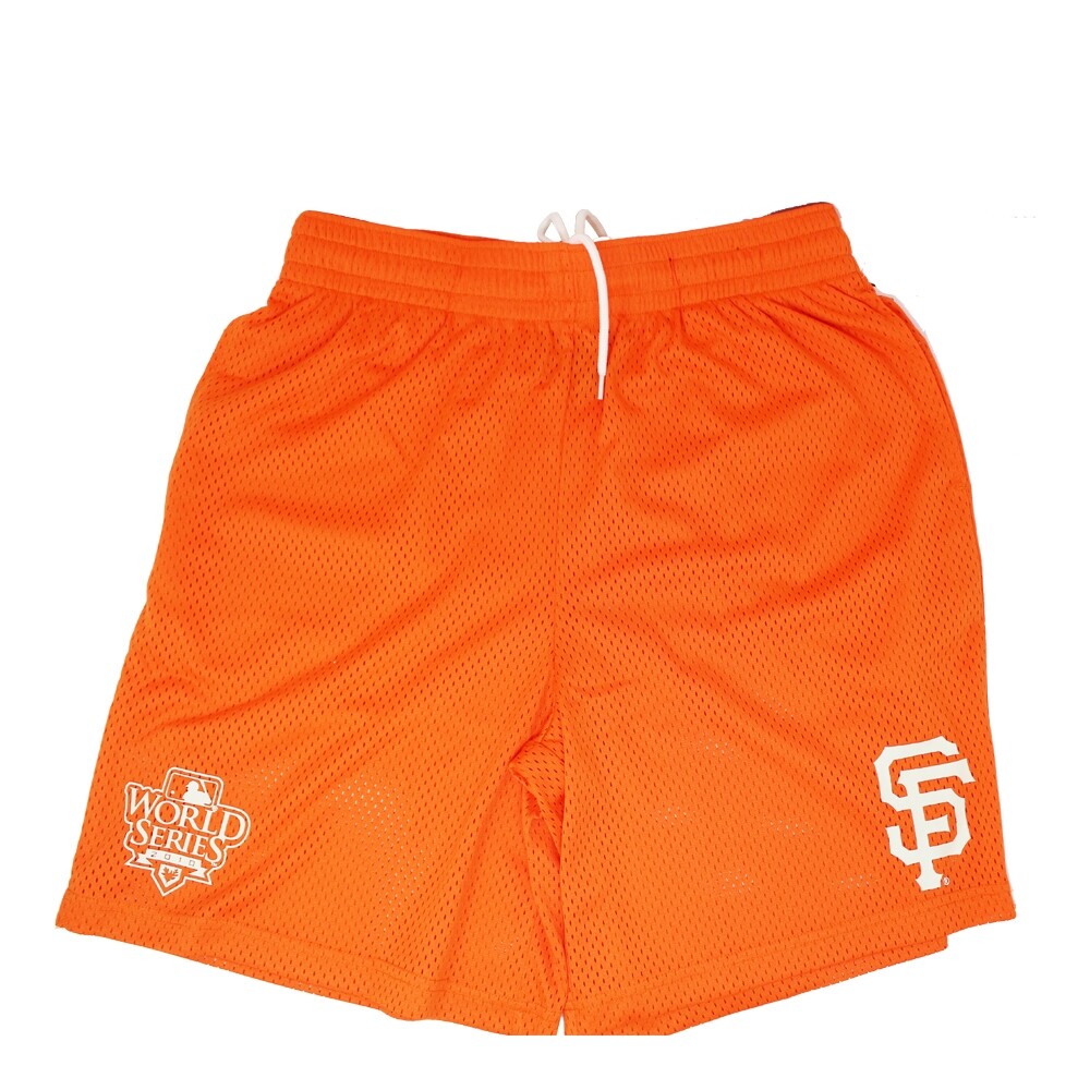 Оранжевые двухцветные сетчатые шорты New Era MLB San Francisco Giants 13090728 7990₽