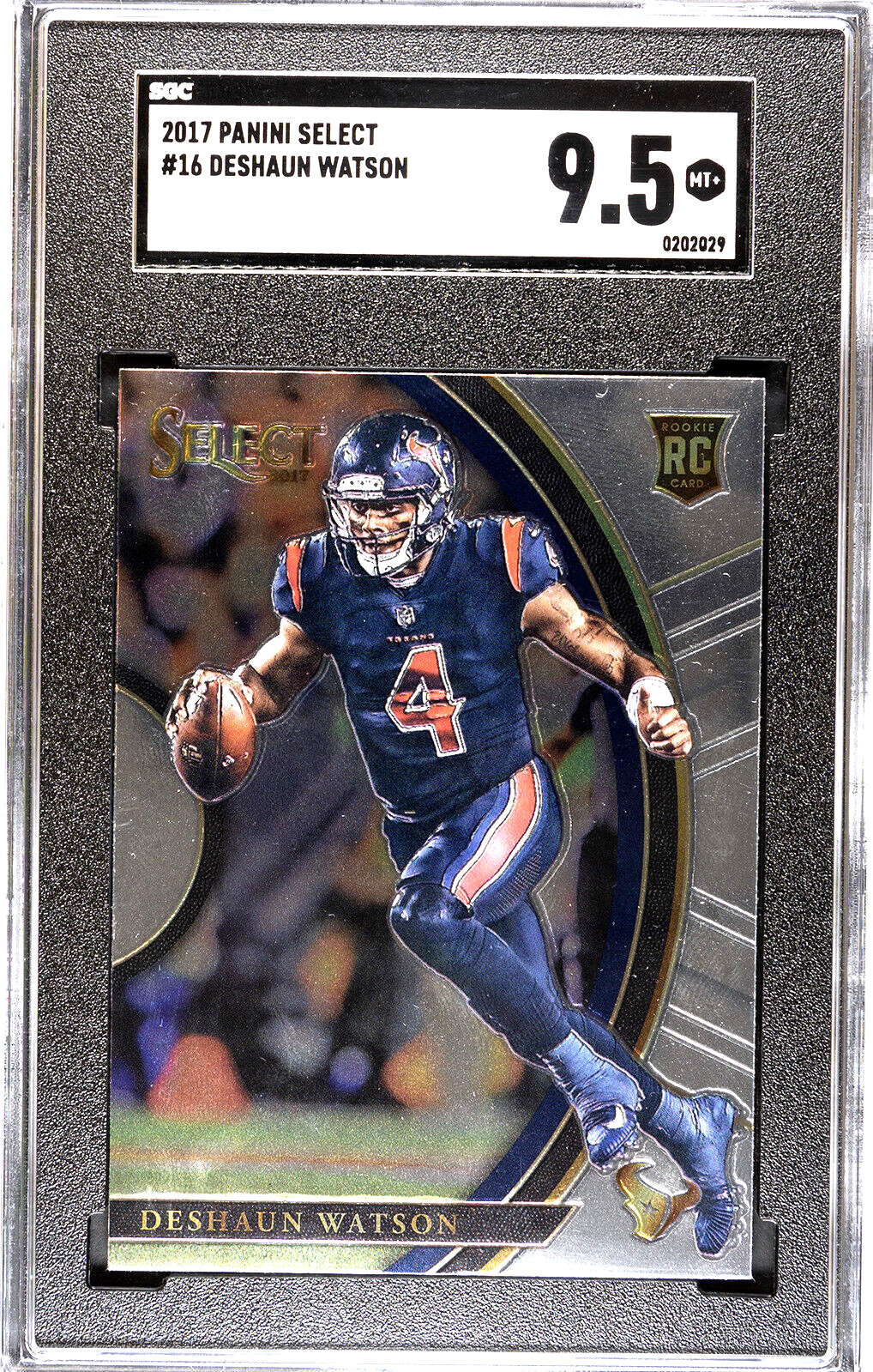 2017 Select Deshaun Watson Rookie Card #16 Browns - Mint+ 9.5 Condition, Invest!