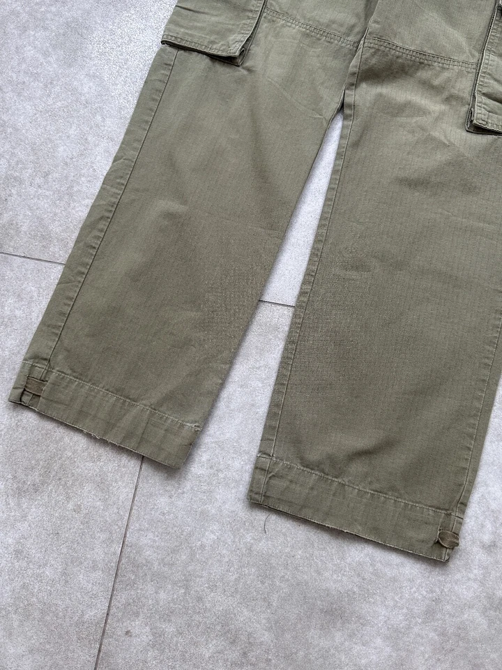 Pantalones cargo vintage Puma militares talla S verde para mujer Foto 4 de 4