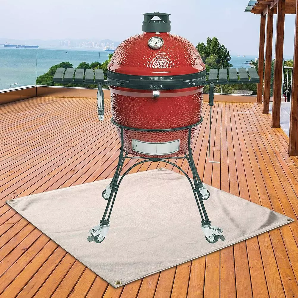 Fire resistant grill shop mat