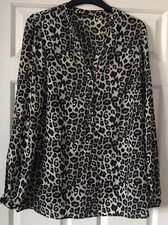 George Pretty Brown & Beige Blouse Size 10