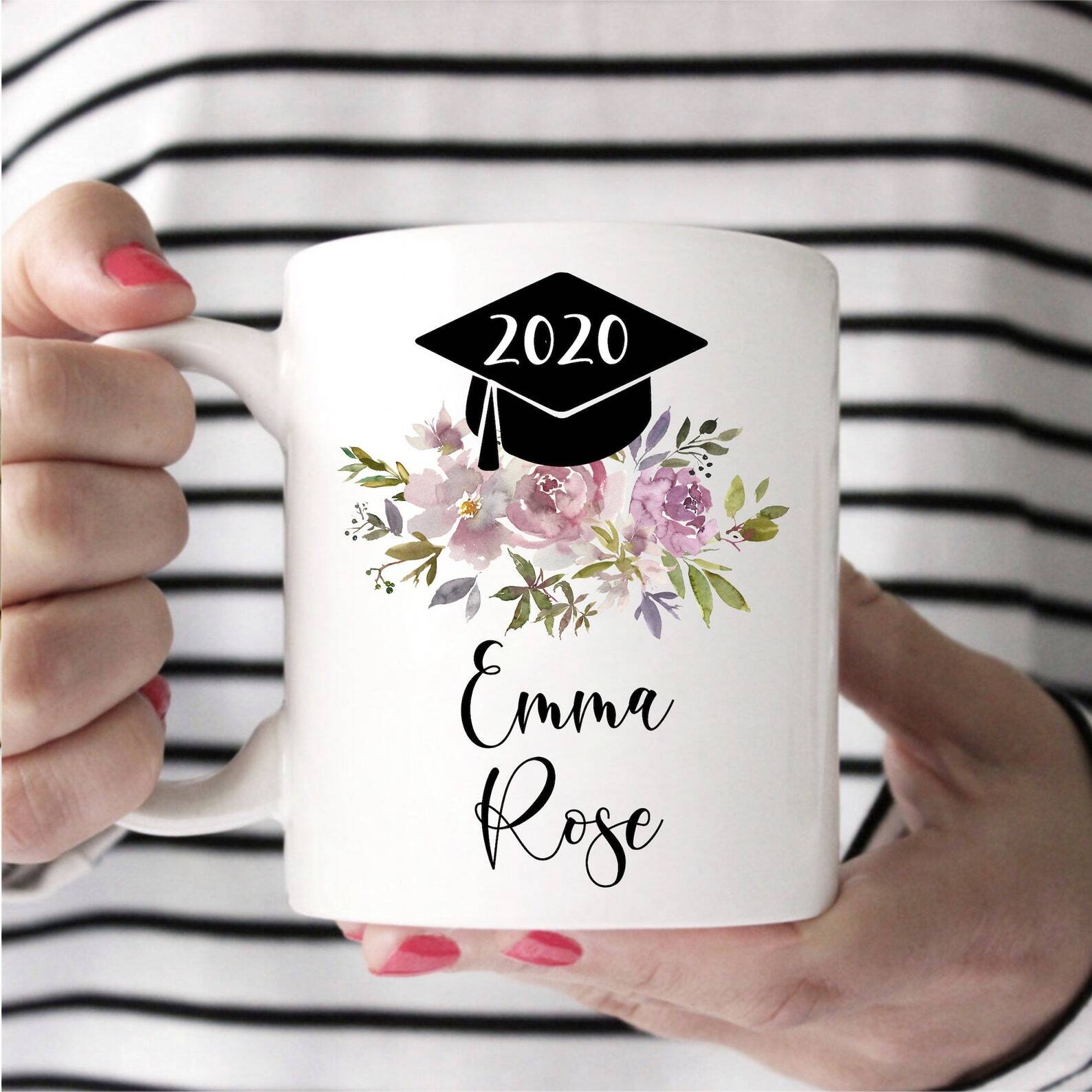 Custom Grad Mug Graduation 2020 Personalized Graduation Gift Graduation Gift For
