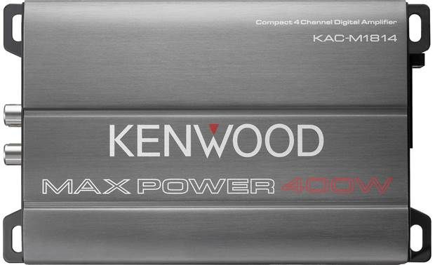Компактный 4-канальный морской усилитель Kenwood KAC-M1814 мощностью 400 Вт 26890₽