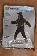 Nuevo Disfraz de Lobo Gris Aullando a la Luna HALLOWEEN COSPLAY NIÑOS X-LG 10-12