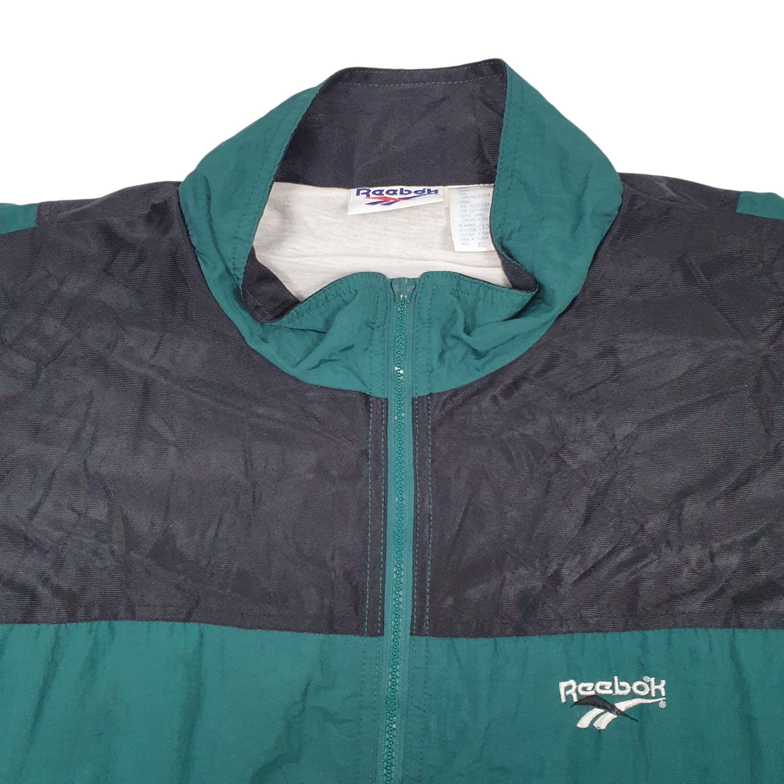 REEBOK Windbreaker Jacket Coat Vintage 90s Mens XL image 2