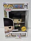 Funko POP! Animation: One Piece - Roronoa Zoro (Chase) Figure #1775 Box Non Mint