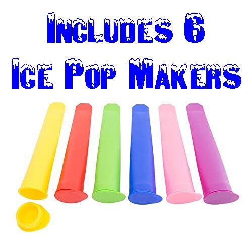 Pratico Gourmet 6 Colori Blast Ice Pop Makers, Riutilizzabile, Silicone (FAMPDQ6592) - Foto 10 di 11